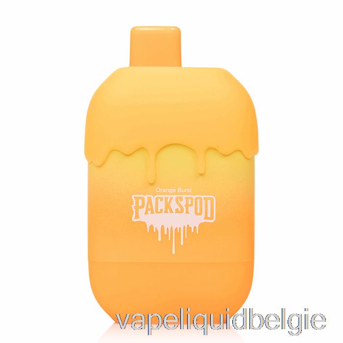 Vape Liquid Packwood Packspod 5000 Wegwerp Oranje Crème (oranje Burst)
